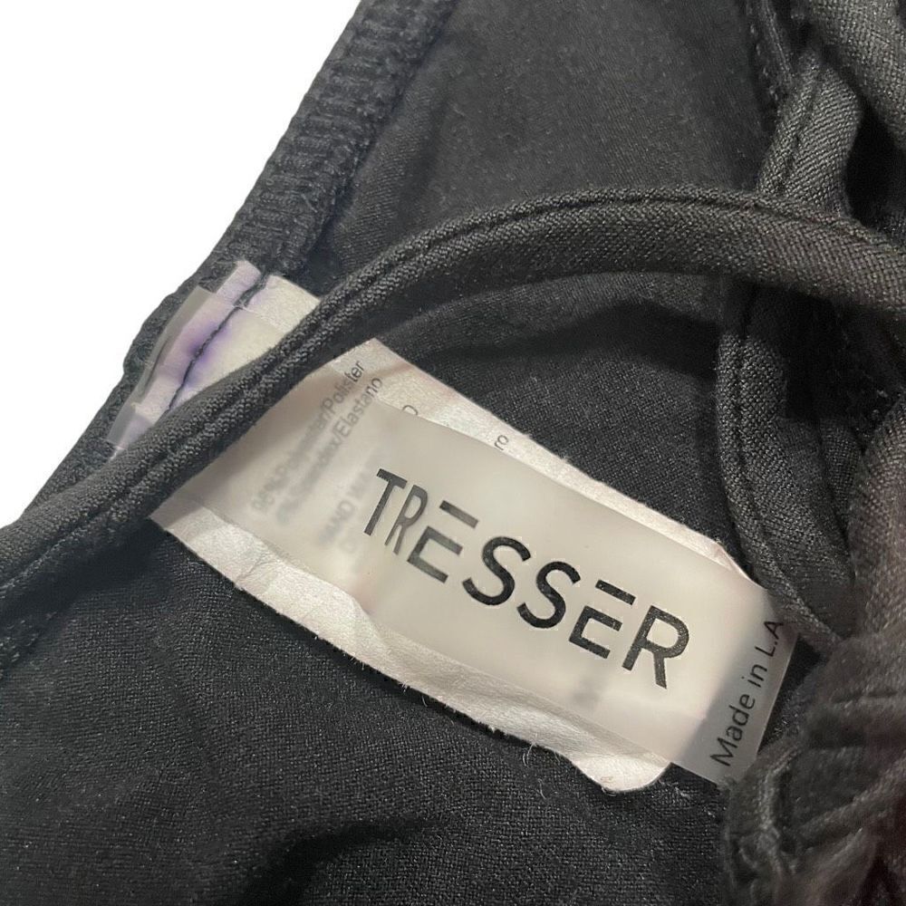 Tresser Black Biker Shorts Womens Medium Stretch - Picture 5 of 6